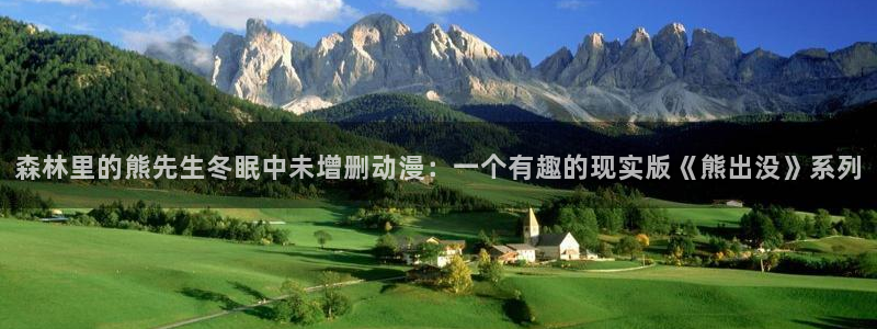 动漫天堂在线看：森林里的熊先生冬眠中未增删动漫：一个有趣的现实版《熊出没》系列
