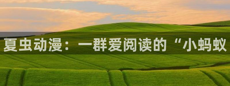 黄动漫天堂：夏虫动漫：一群爱阅读的“小蚂蚁